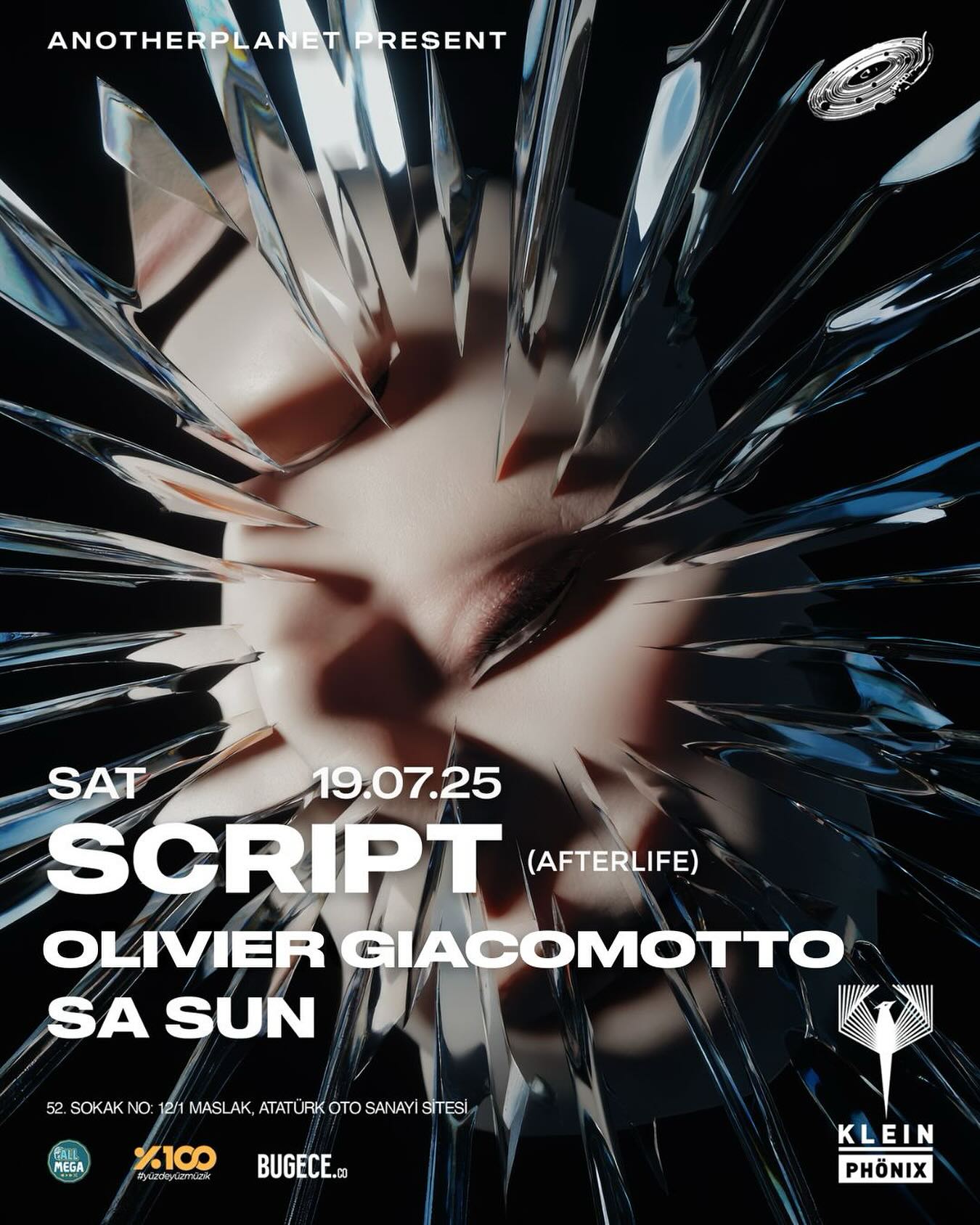 Official Instagram post for SCRIPT · Olivier Giacomotto · SA SUN